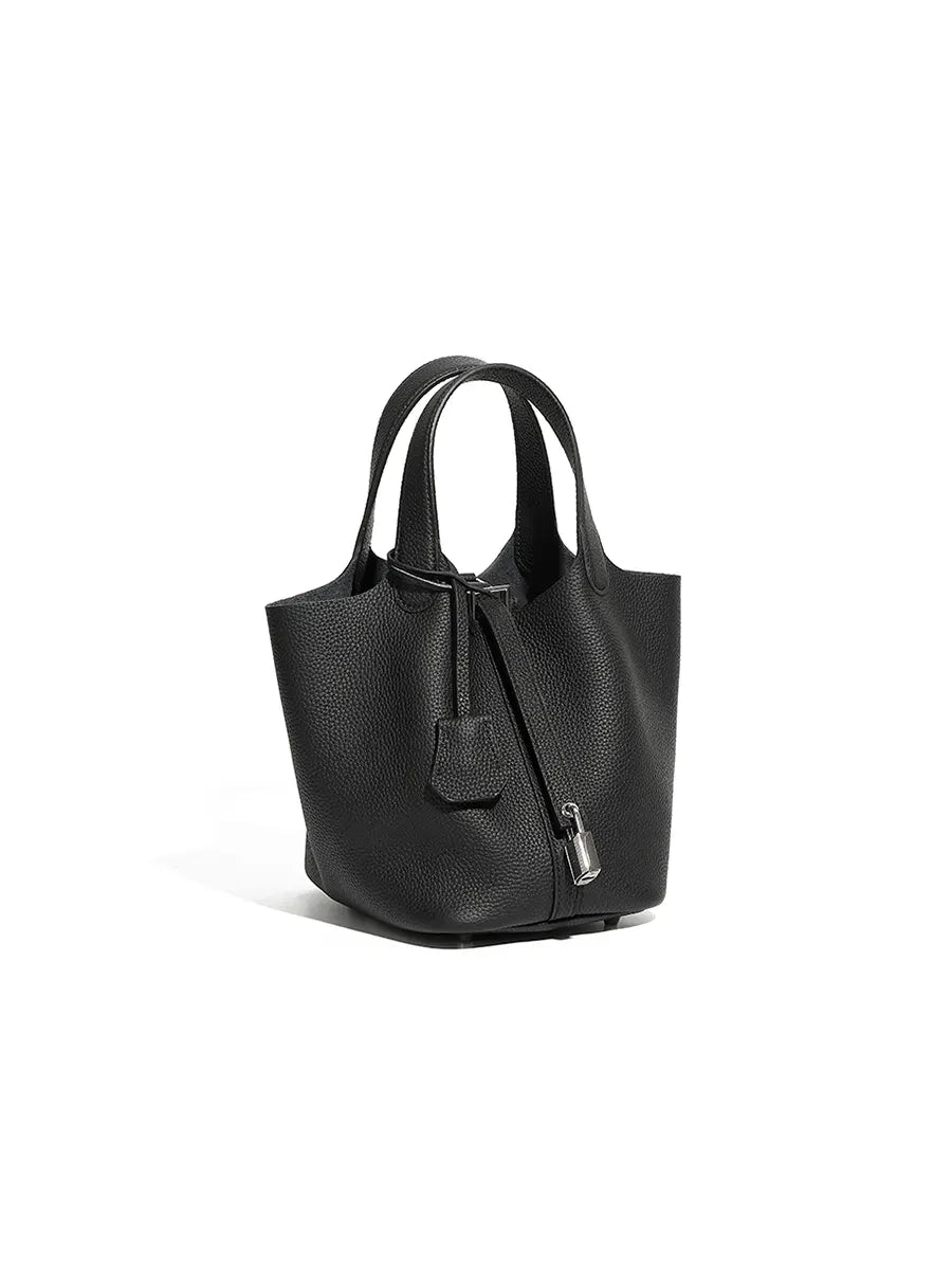 Wanhuishop_New_women_s_one_shoulder_bucket_bag_hand-held_diagonal_cross_women_s_bag-black-silver