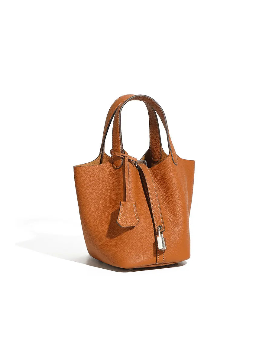 Wanhuishop_New_women_s_one_shoulder_bucket_bag_hand-held_diagonal_cross_women_s_bag-brown-silver