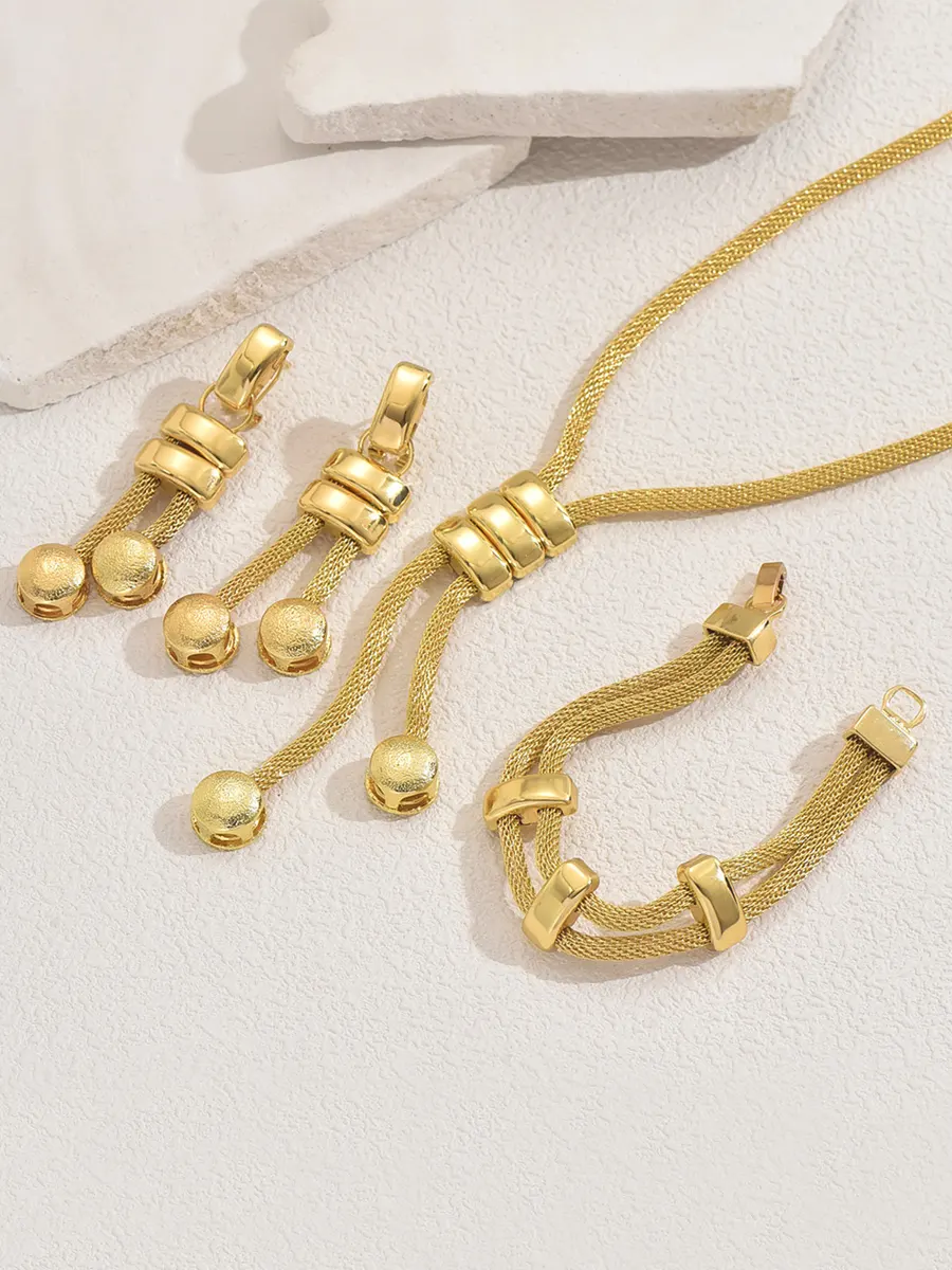 Wanhuishop_new_women_s_boutique_jewelry_set_with_18K_electroplated_tassel_necklace-1
