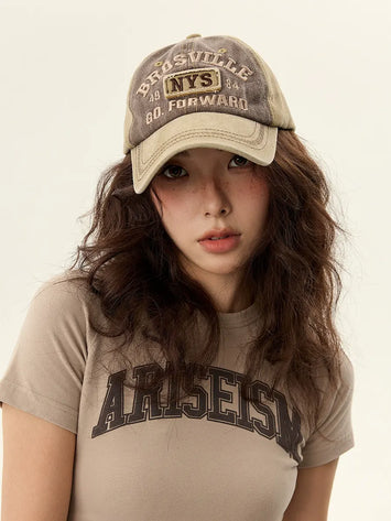 Wanhuishopping_Fashionable_retro_baseball_cap_personalized_simple_comfortable_breathable_and_fashionable_item-2