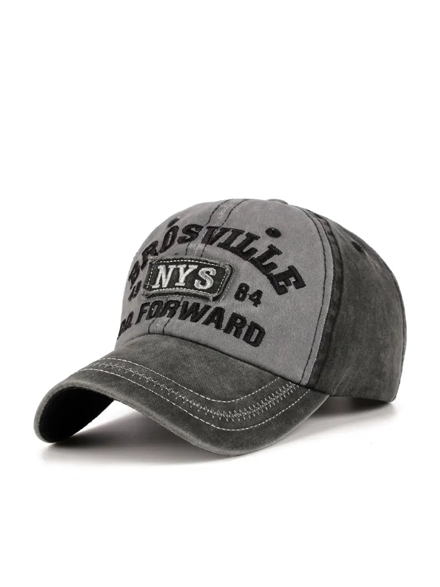 Wanhuishopping_Fashionable_retro_baseball_cap_personalized_simple_comfortable_breathable_and_fashionable_item-grey
