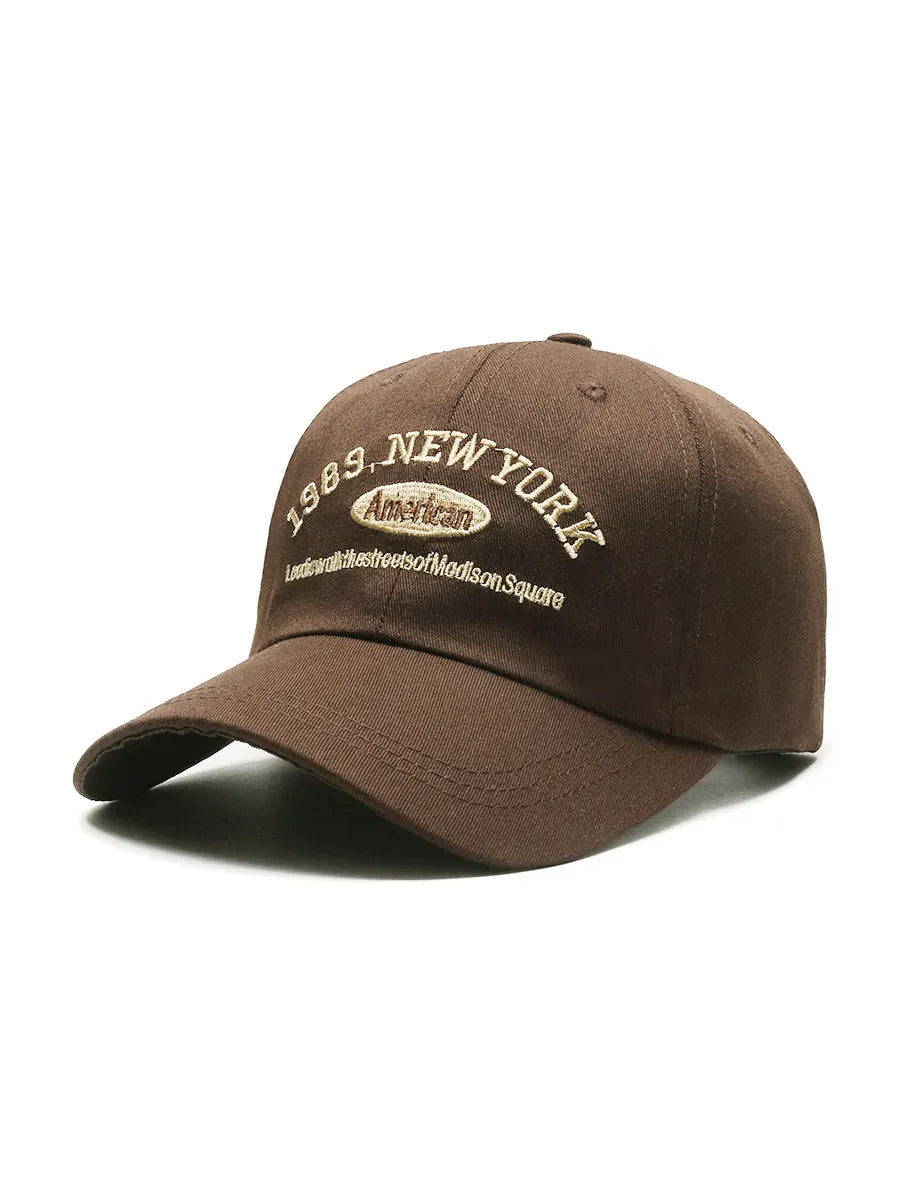 Wanhuishopping_new_baseball_cap_unisex_fashionable_embroidered_duckbill_cap-brown