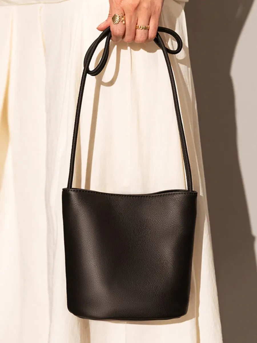 Wanhuishopping_new_women_s_cowhide_bucket_bag_multi-color_shoulder_bag_simple_and_fashionable_women_s_bag-black