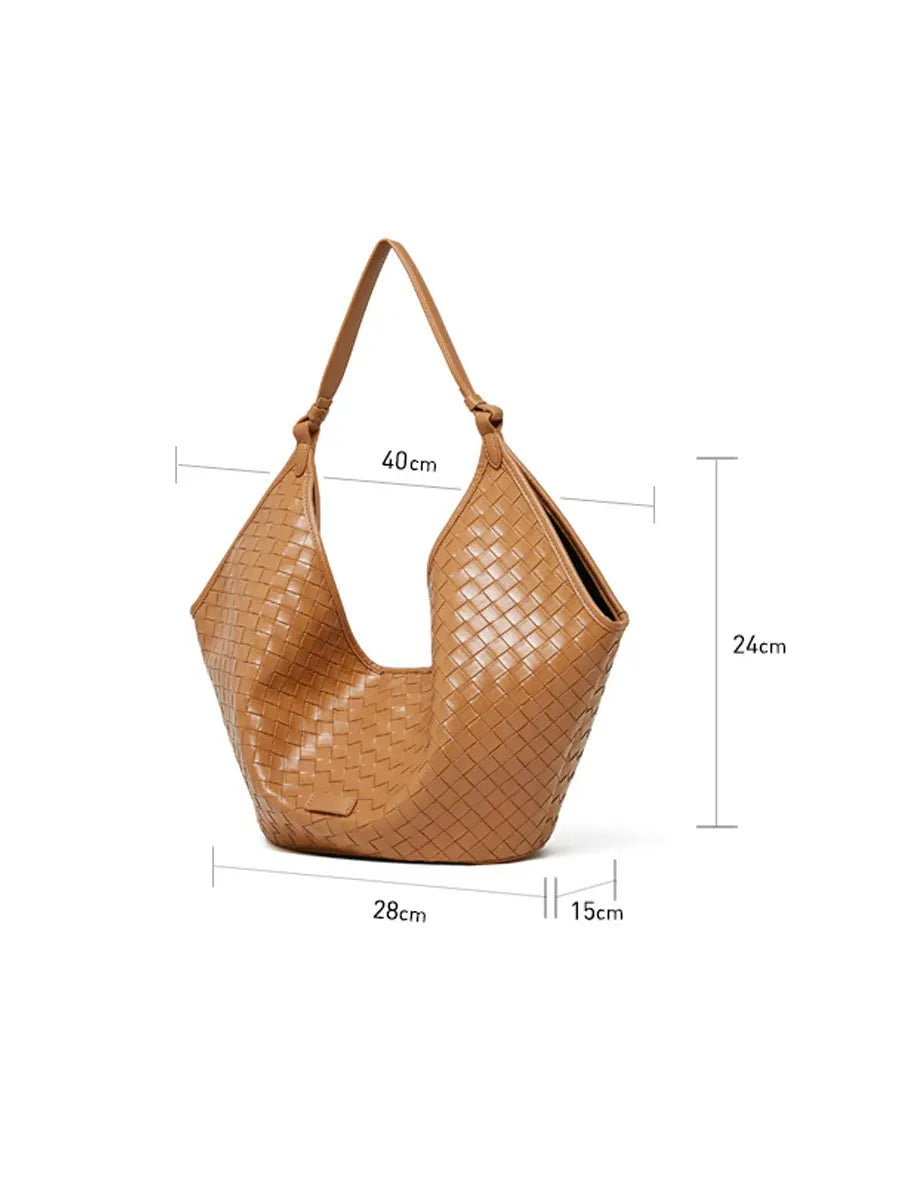 Wanhuishopping new womens woven large capacity bag fashionable and versatile womens bag-16
