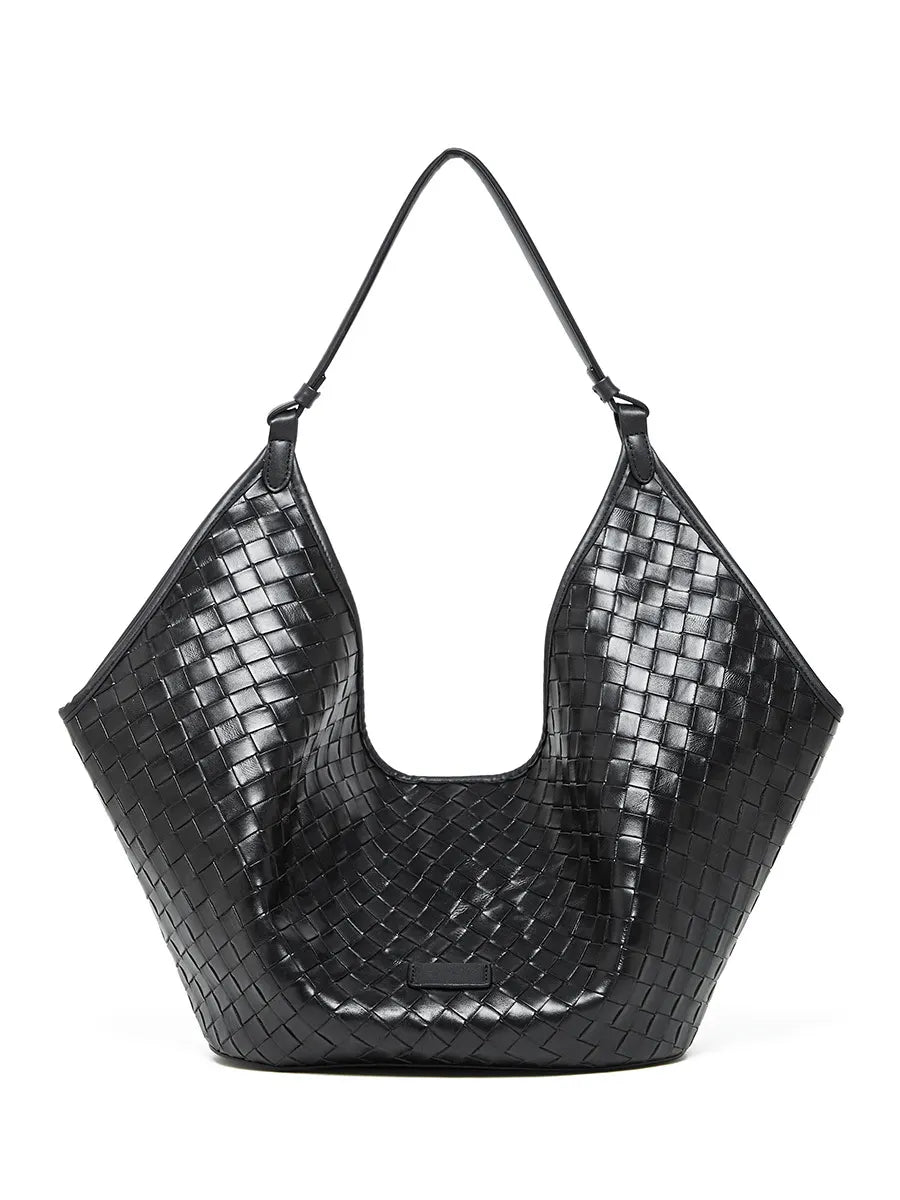 Wanhuishopping_new_women_s_woven_large_capacity_bag_fashionable_and_versatile_women_s_bag-black