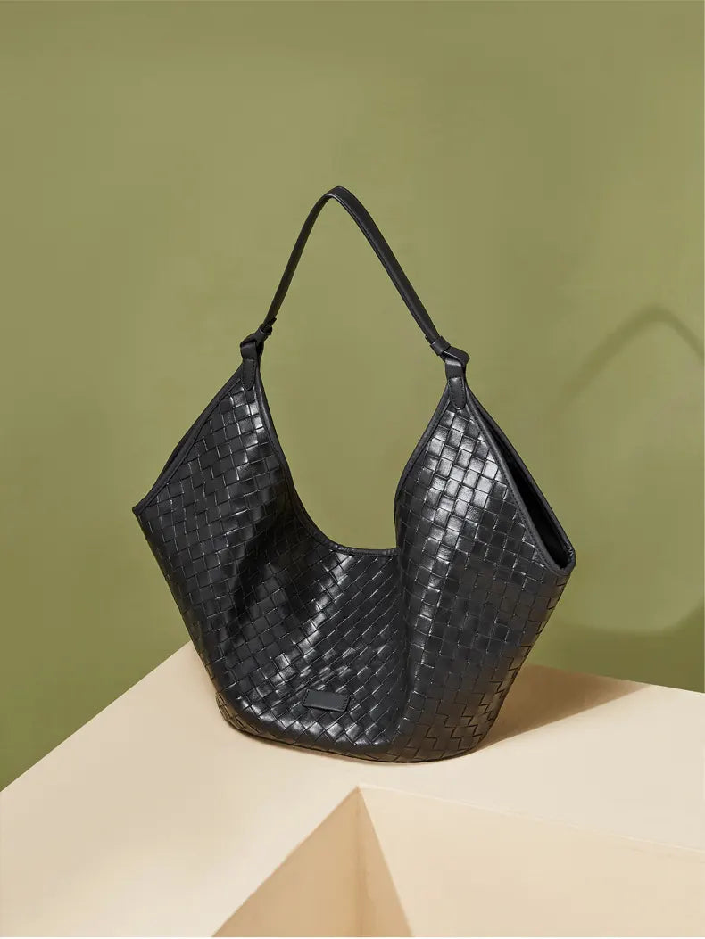 Wanhuishopping new women's woven large capacity bag fashionable and versatile women's bag-9
