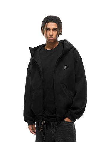 Wanhuishopping new womens hooded sweatshirt jacket unisex high neck casual top-10